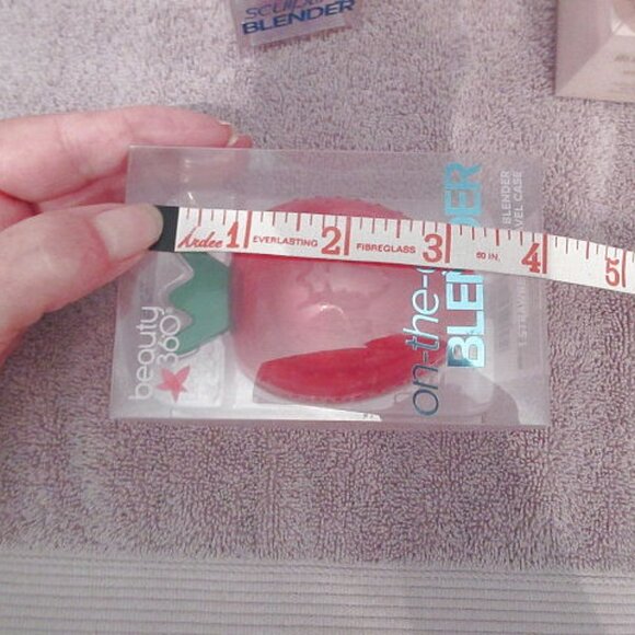 5 Bundle Makeup Foundation Blender Sponge Apple Case Cosmetic Sculpting Beauty - Picture 7 of 8